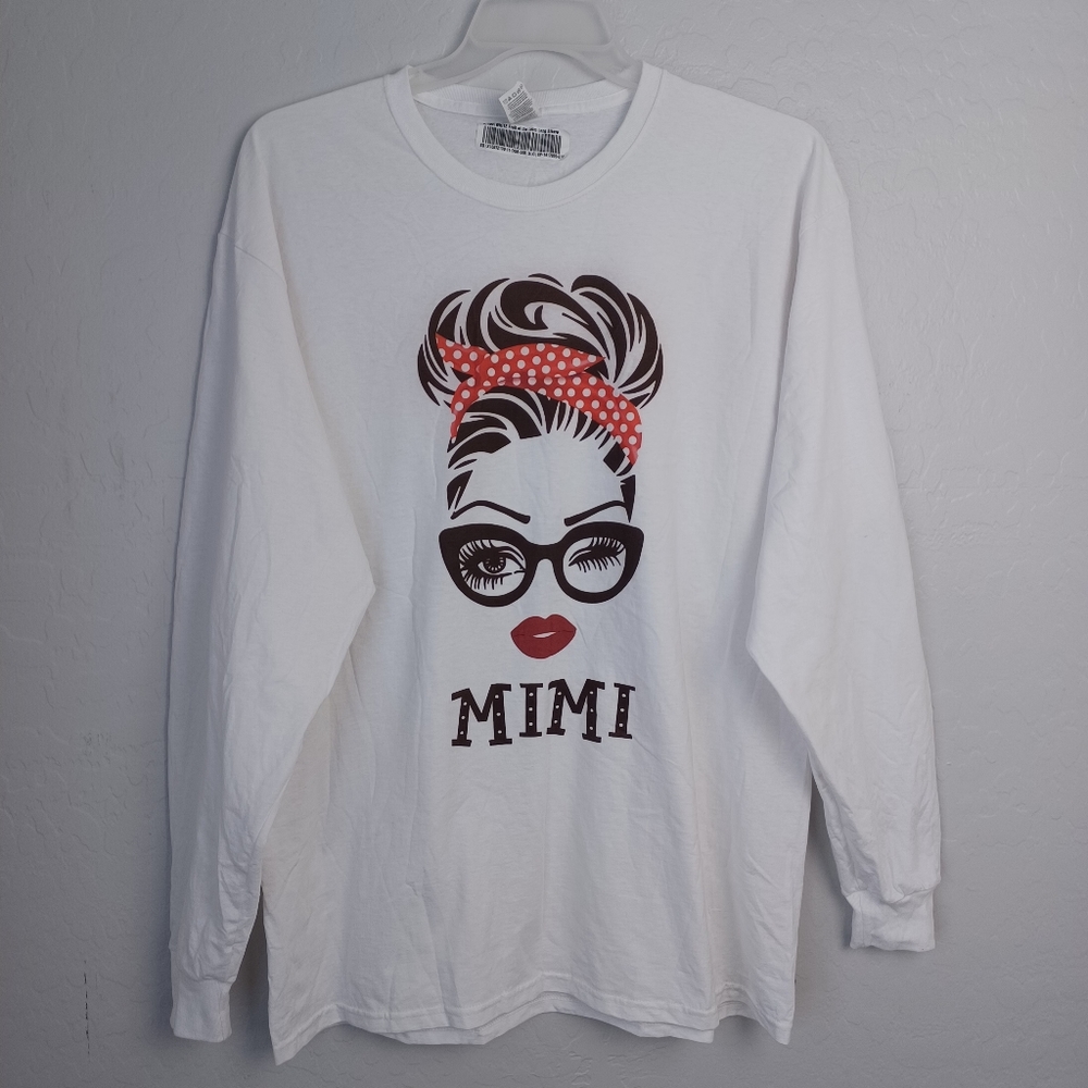 MIMI Women's Shirt Long Sleeve XL White